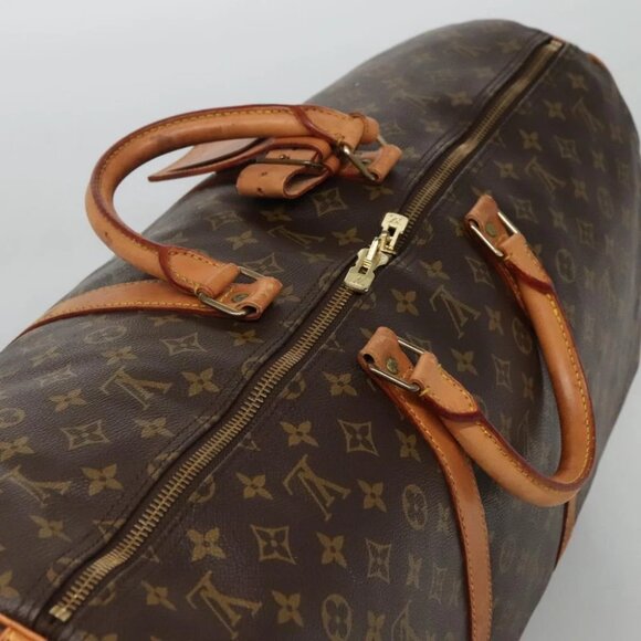 LOUIS VUITTON Monogram Keepall Bandouliere 60 Boston Bag - Picture 7 of 16